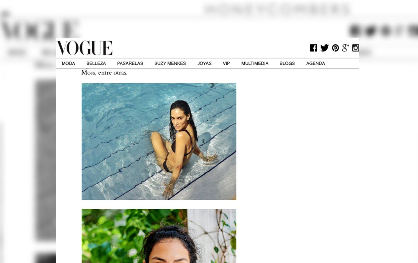 Erika Peña Featured in VOGUE Mexico - Erika Peña