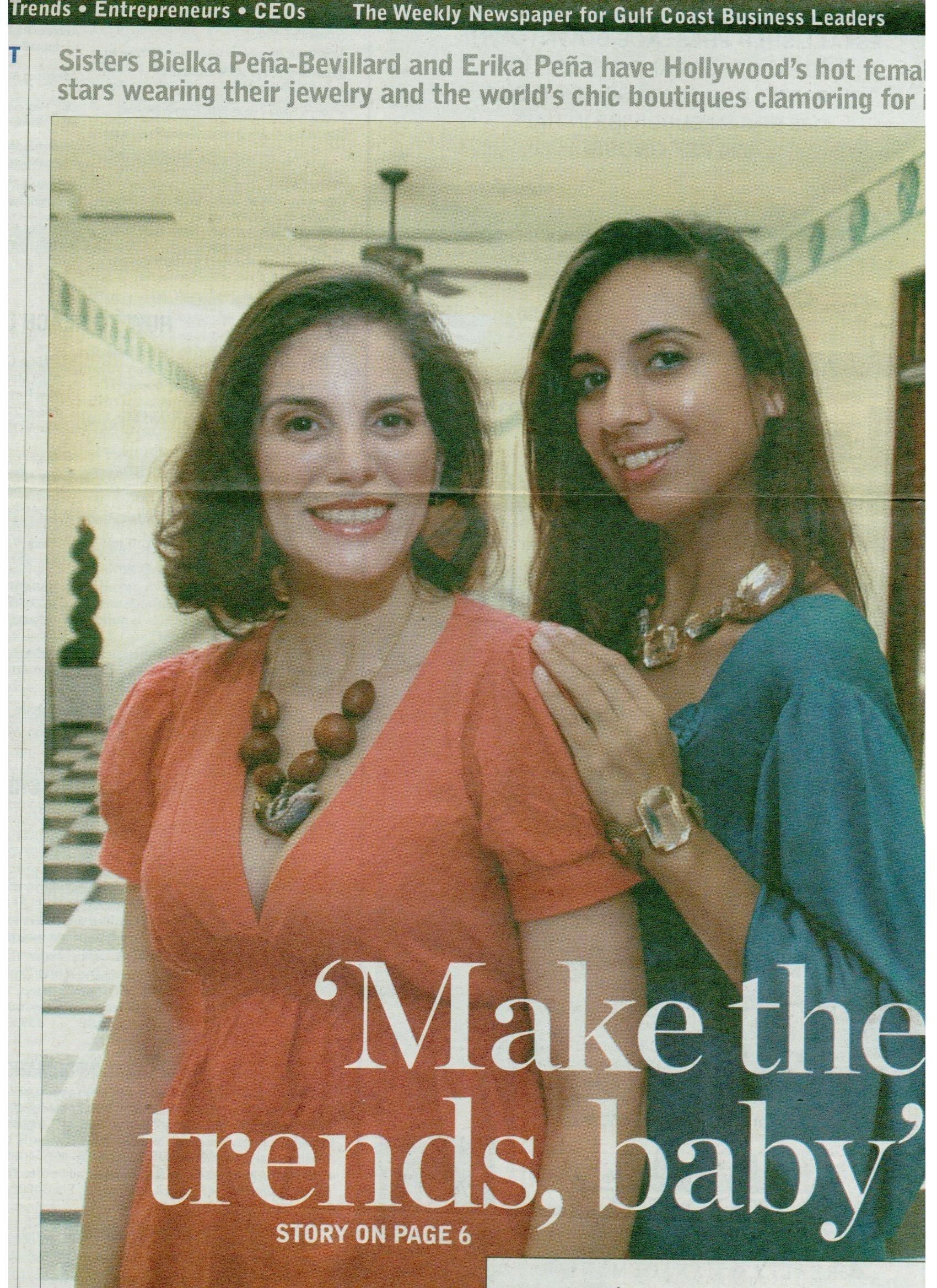Gulf Coast Business Leaders Newspaper July 2007 - Erika Peña
