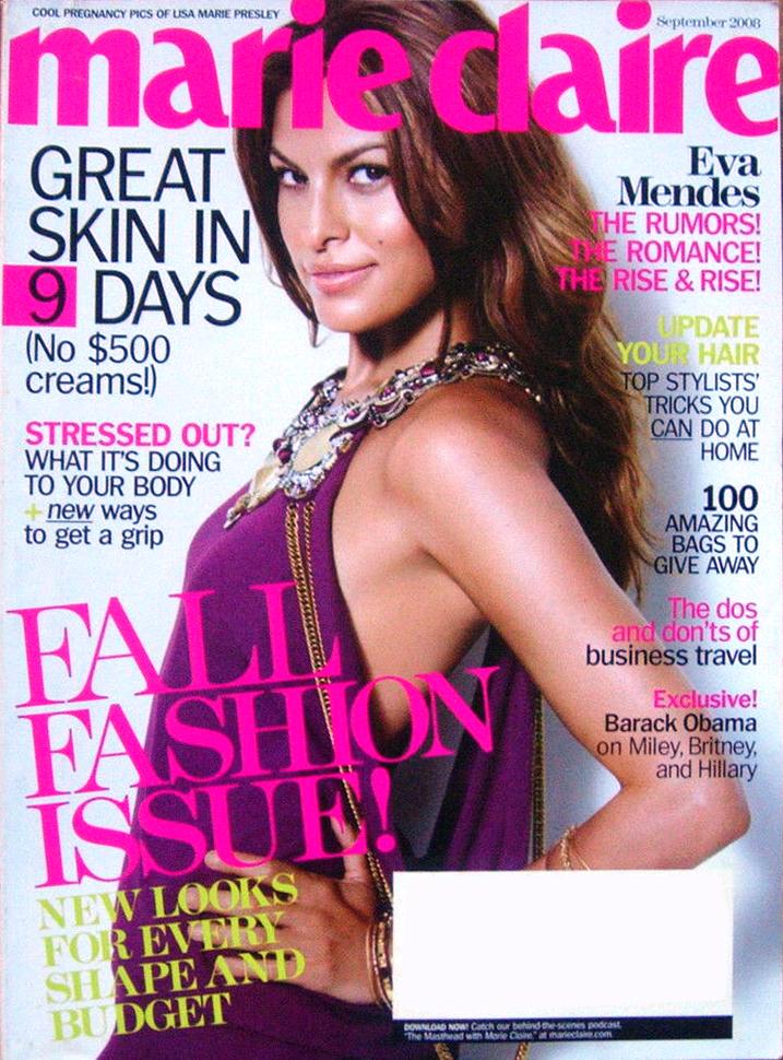 Marie Clair September 2008 Magazine - Erika Peña