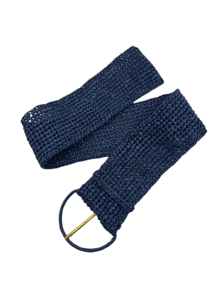 ISABELLA SINGLE WRAP BELT- BASKET WEAVE
