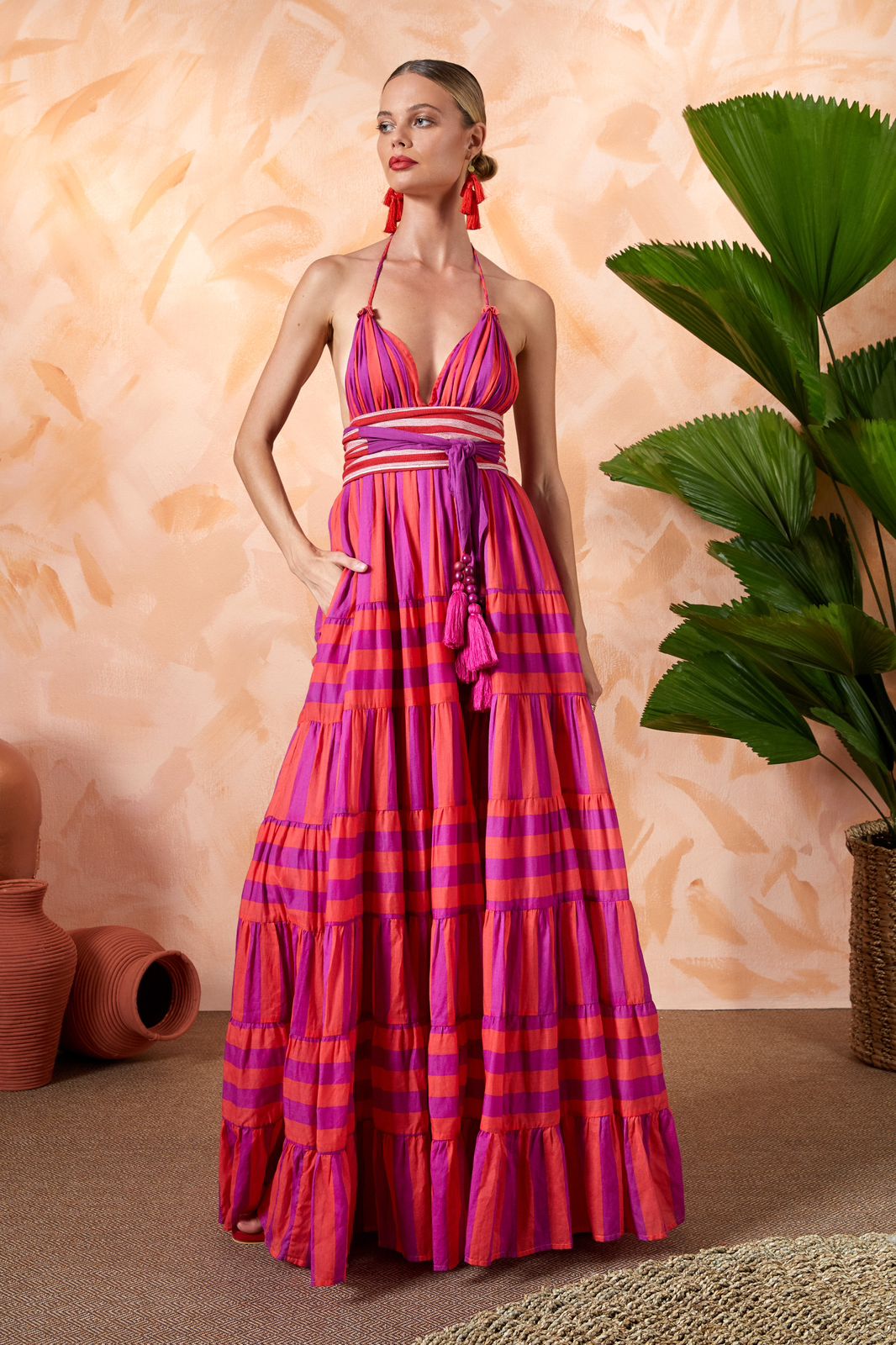 Lola Maxi Dress - Blush main image 0