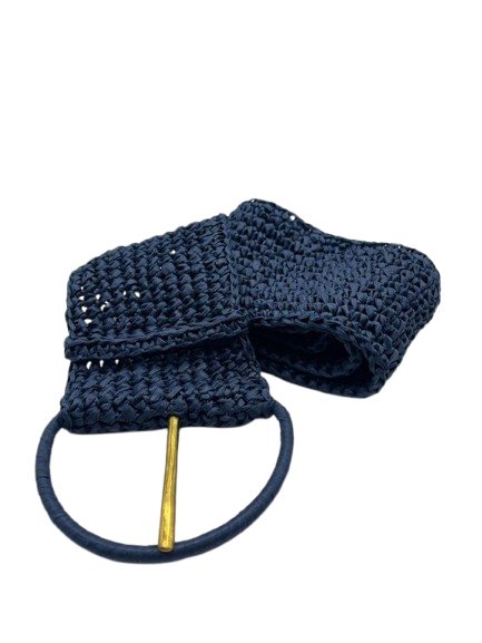 ISABELLA SINGLE WRAP BELT- BASKET WEAVE