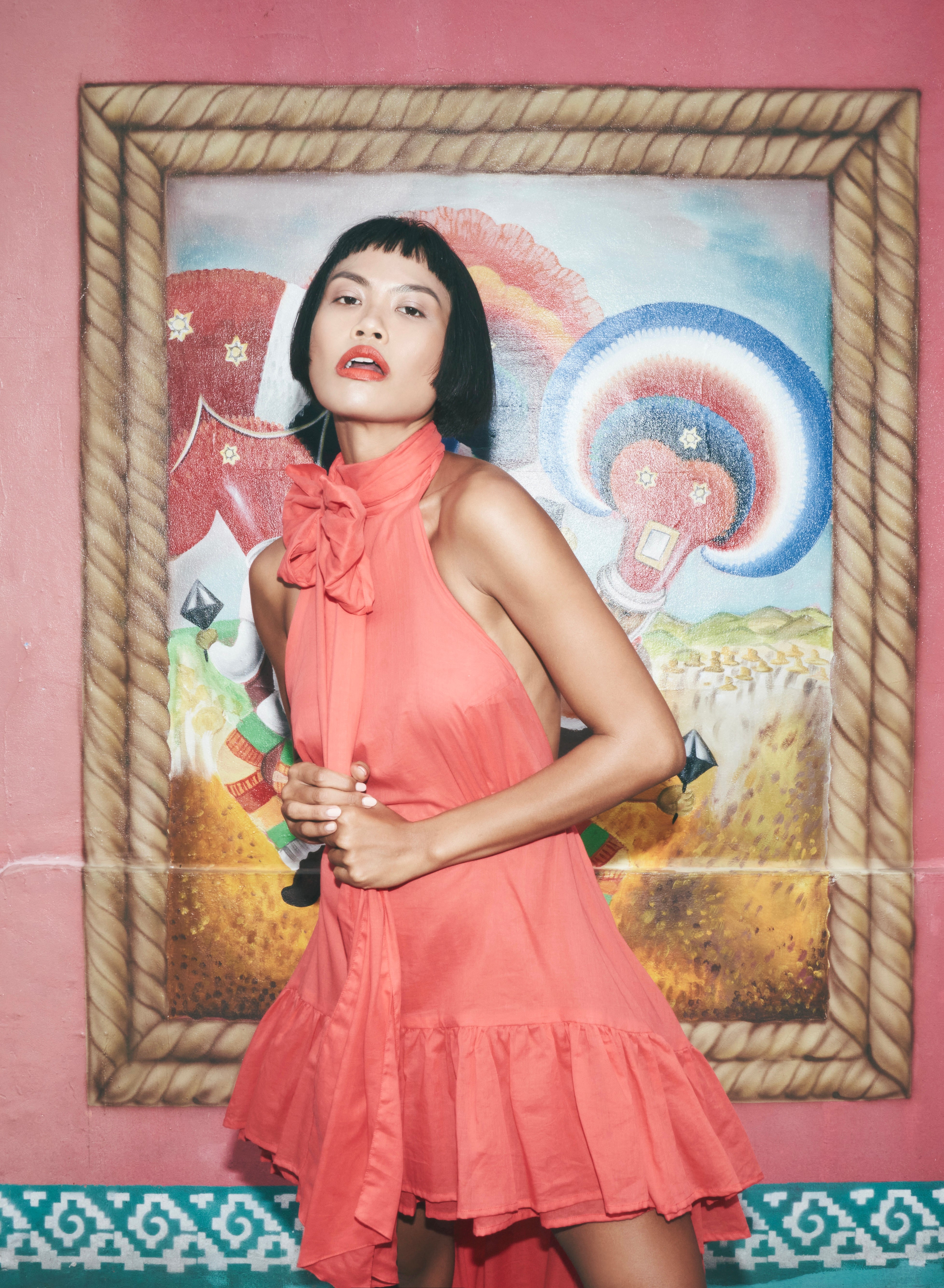 JOSE MARIA FLOWING DRESS