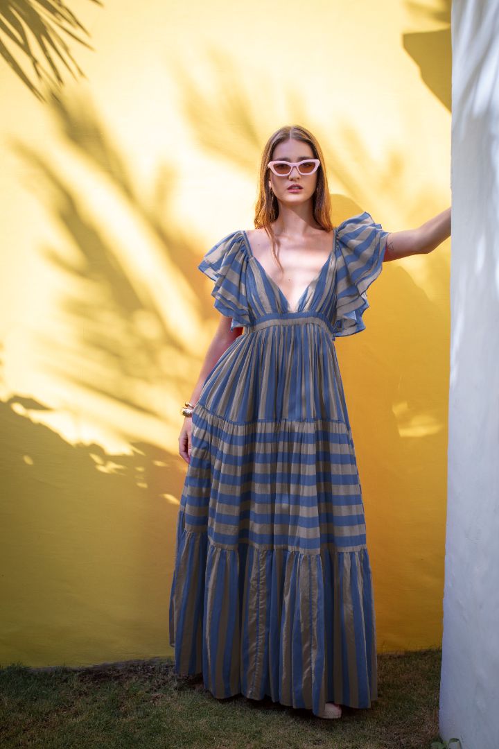 VALE MAXI DRESS STRIPE