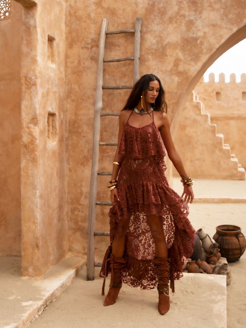 JEANINE FLOWING DRESS