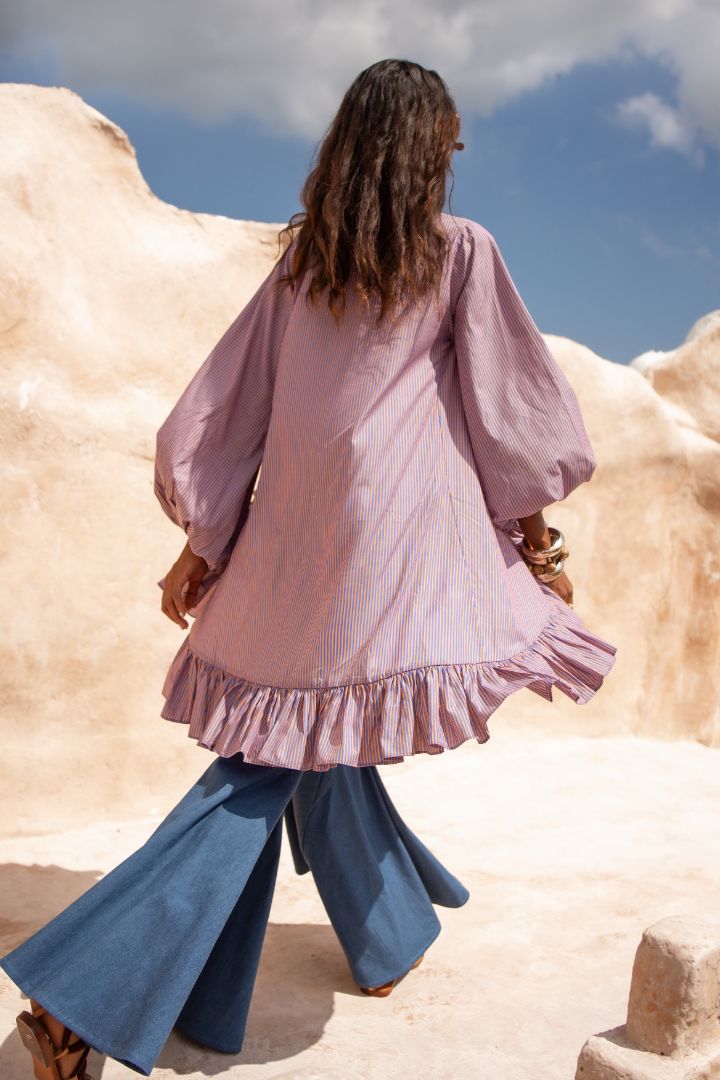 JULES COLLIE FLOWING BLOUSE