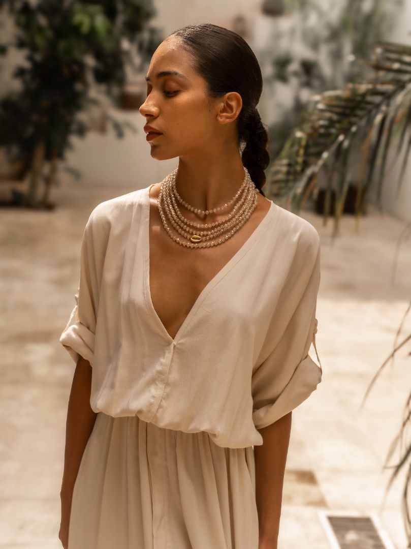 Marjan Crystal Necklace