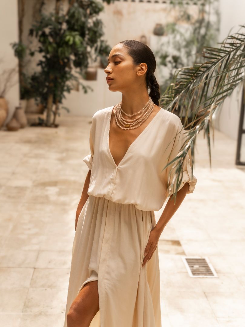 Marjan Crystal Necklace