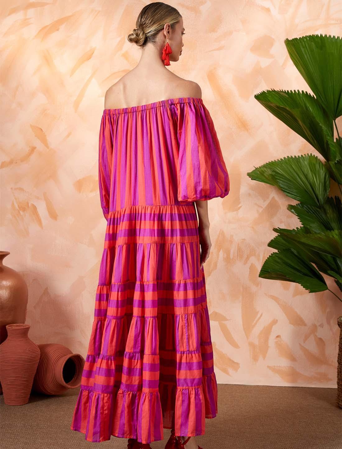 BRIELLE BOHO MAXI DRESS - Erika Peña