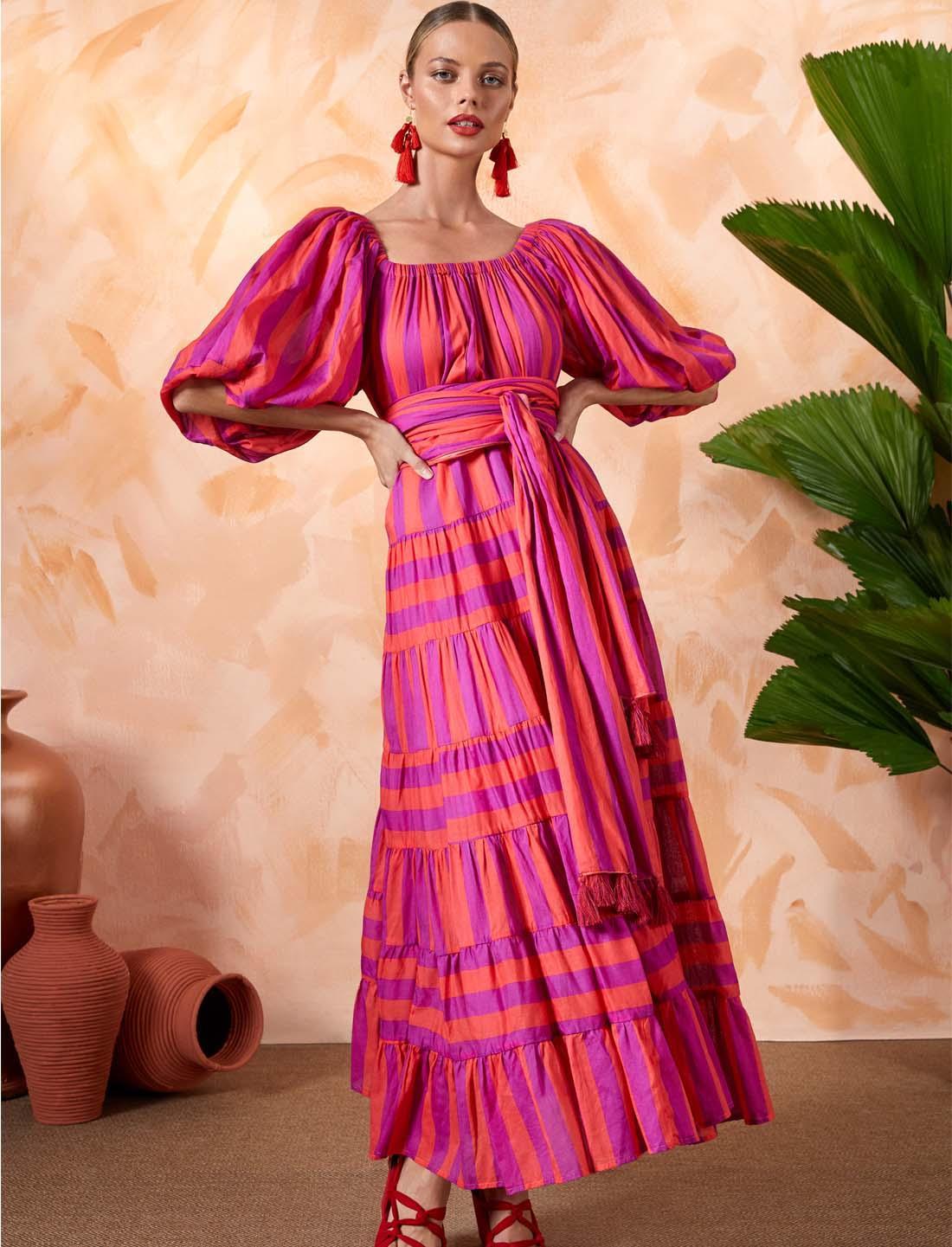 BRIELLE BOHO MAXI DRESS - Erika Peña