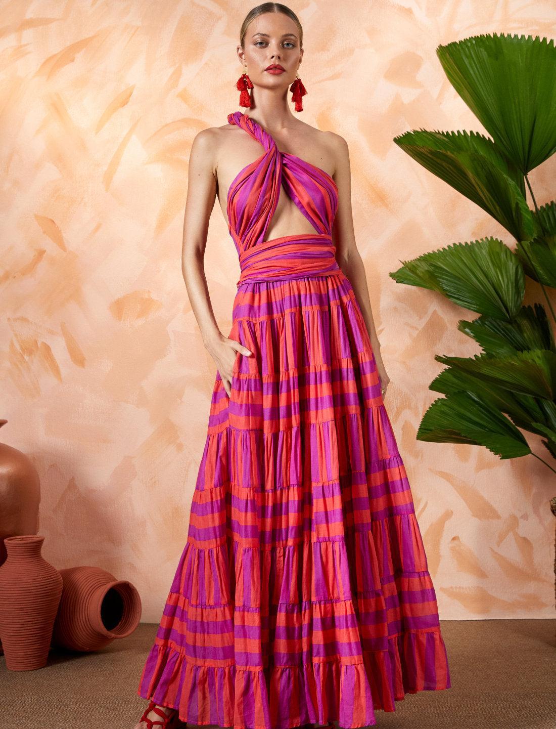 SELMA WOMEN BOHEMIAN MAXI DRESS - Erika Peña