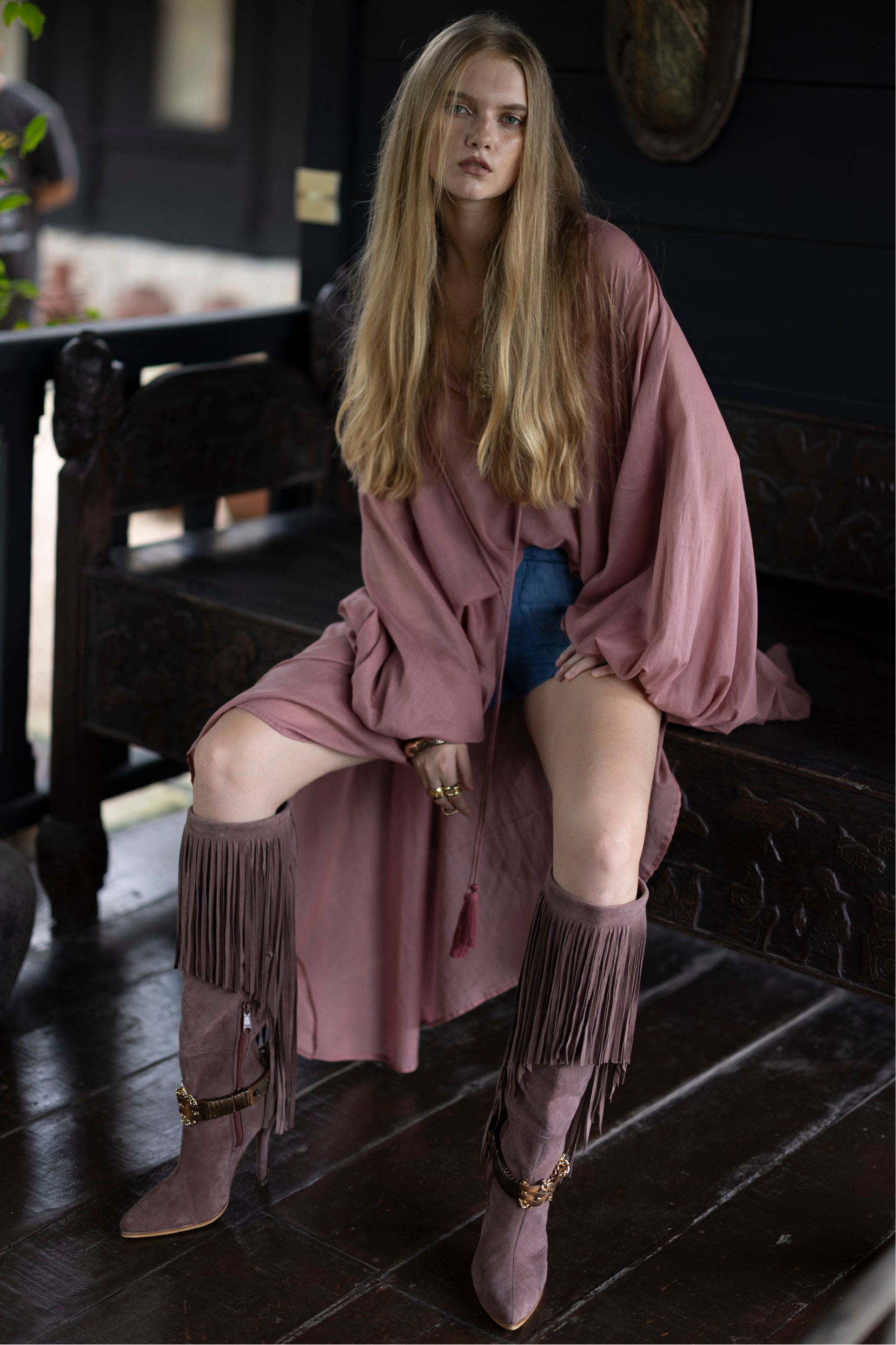 CHER FRINGE BOOTS
