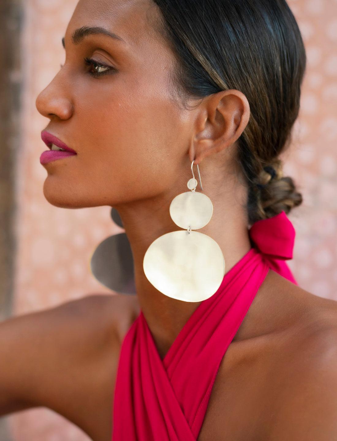 GISELE METAL EARRING - Erika Peña