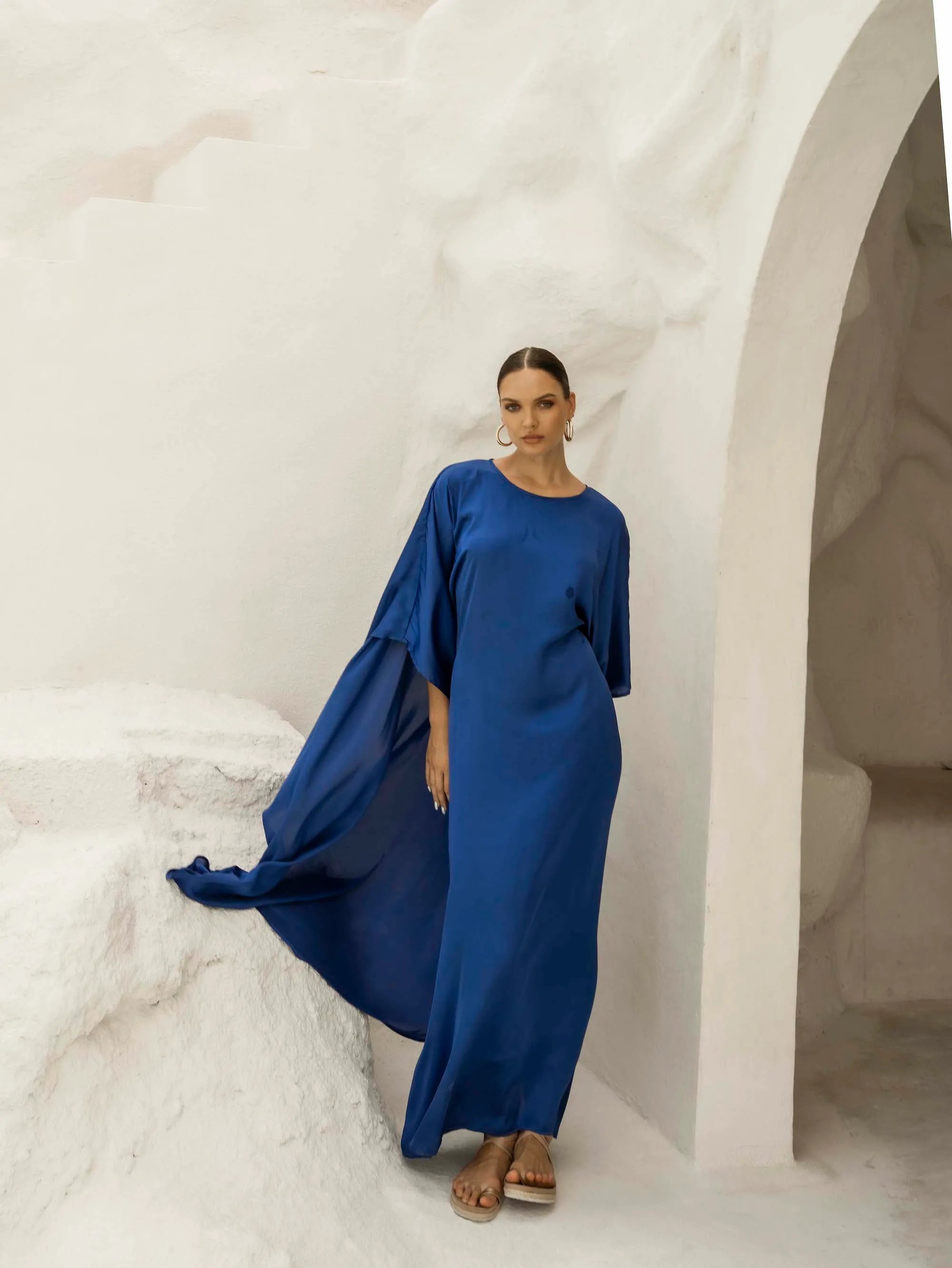 Erika Peña DAPHNE MAXI DRESS O/S / Electric BLUE