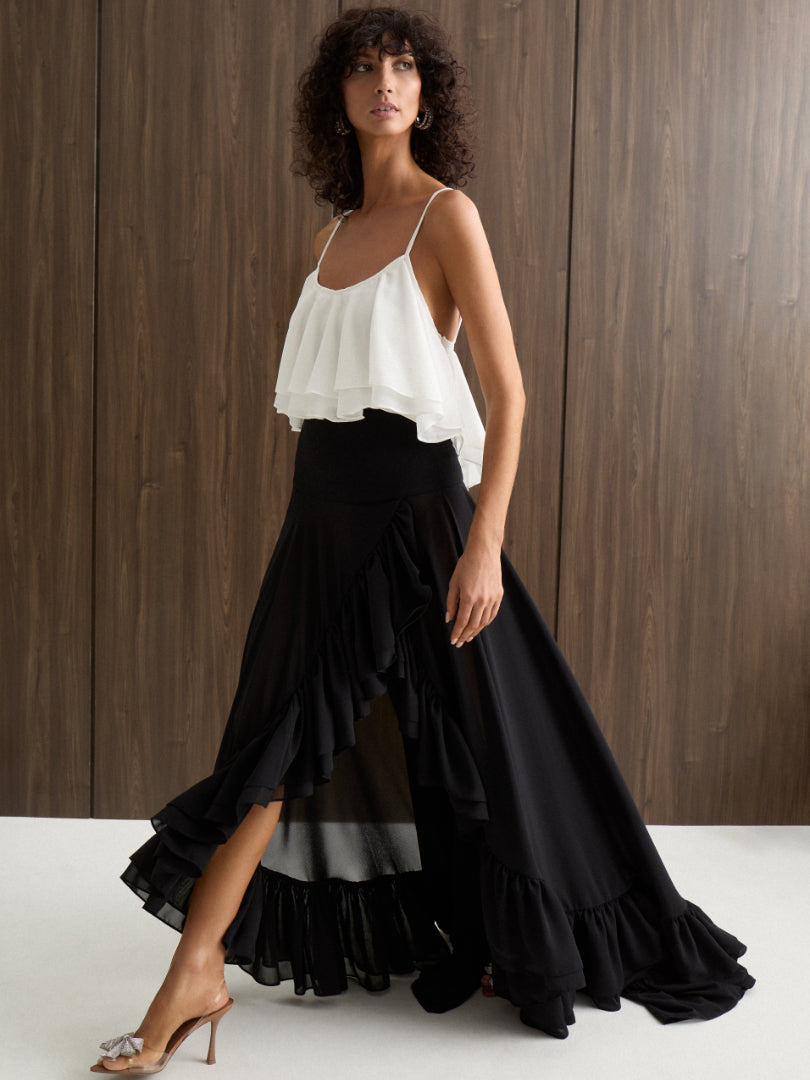 Jean Ruffled Cami