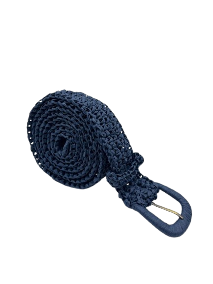 ISABELLA DOUBLE WRAP BELT- BASKET WEAVE