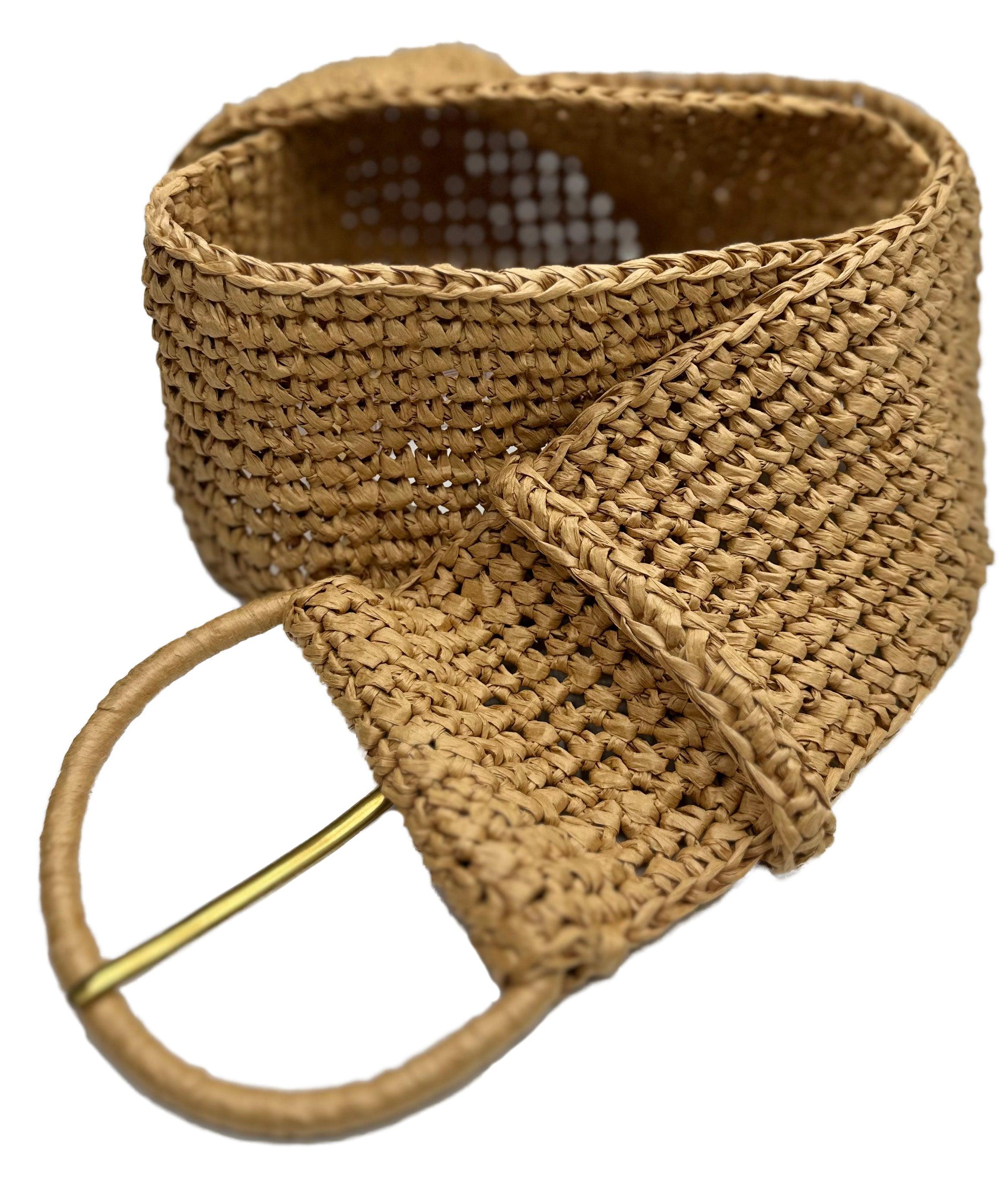 ISABELLA SINGLE WRAP BELT- BASKET WEAVE - Erika Peña