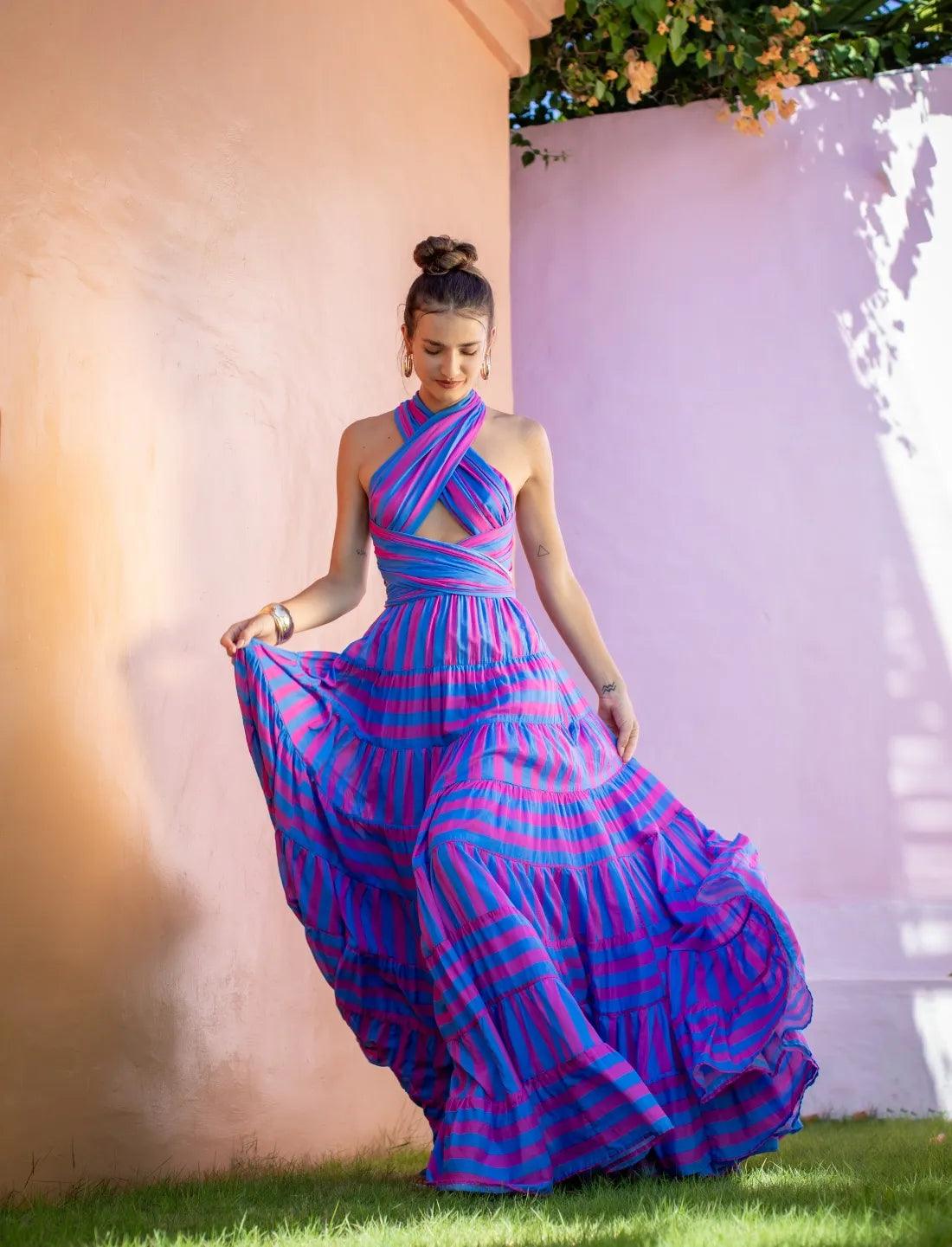 SELMA WOMEN BOHEMIAN MAXI DRESS - Erika Peña