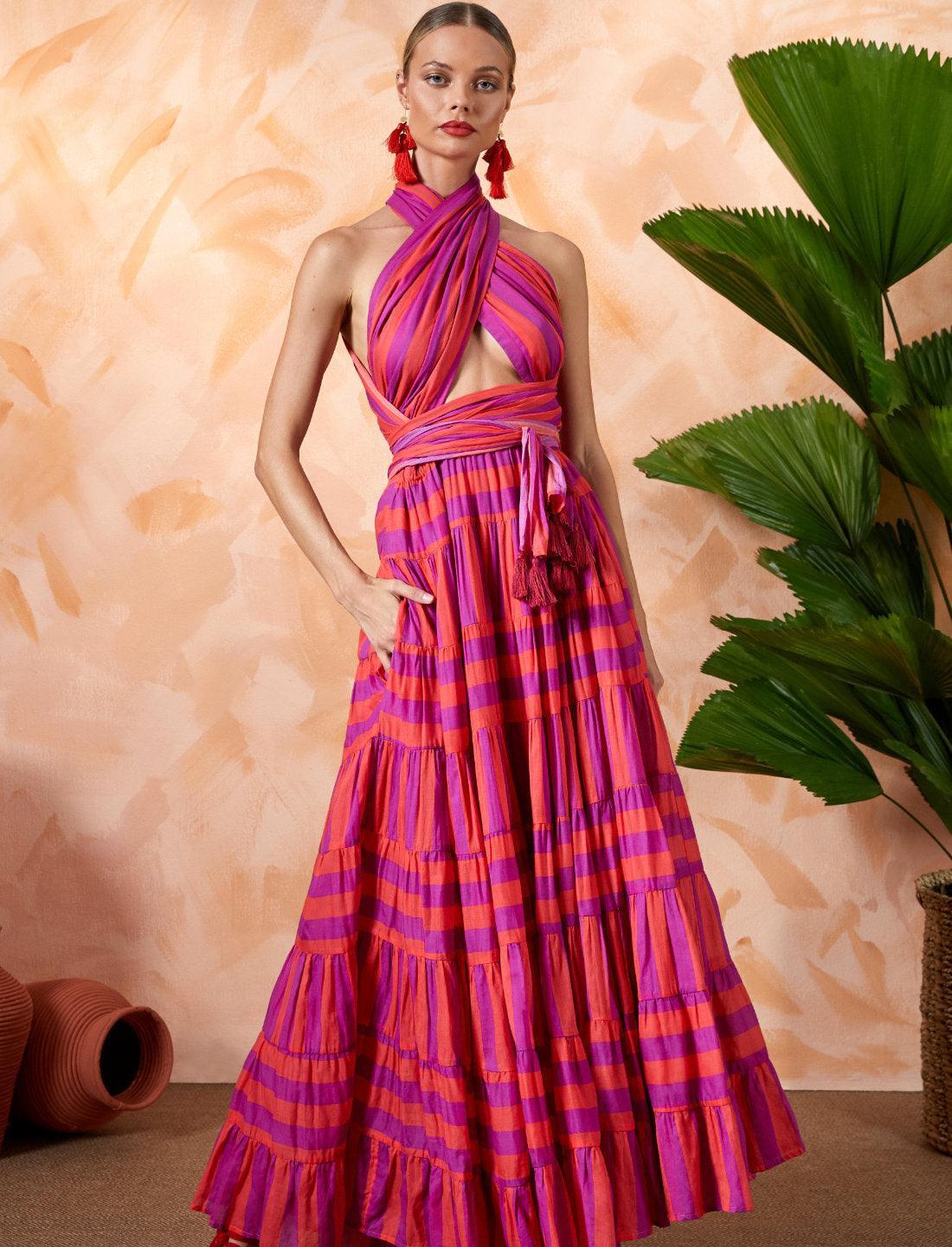 SELMA WOMEN BOHEMIAN MAXI DRESS - Erika Peña