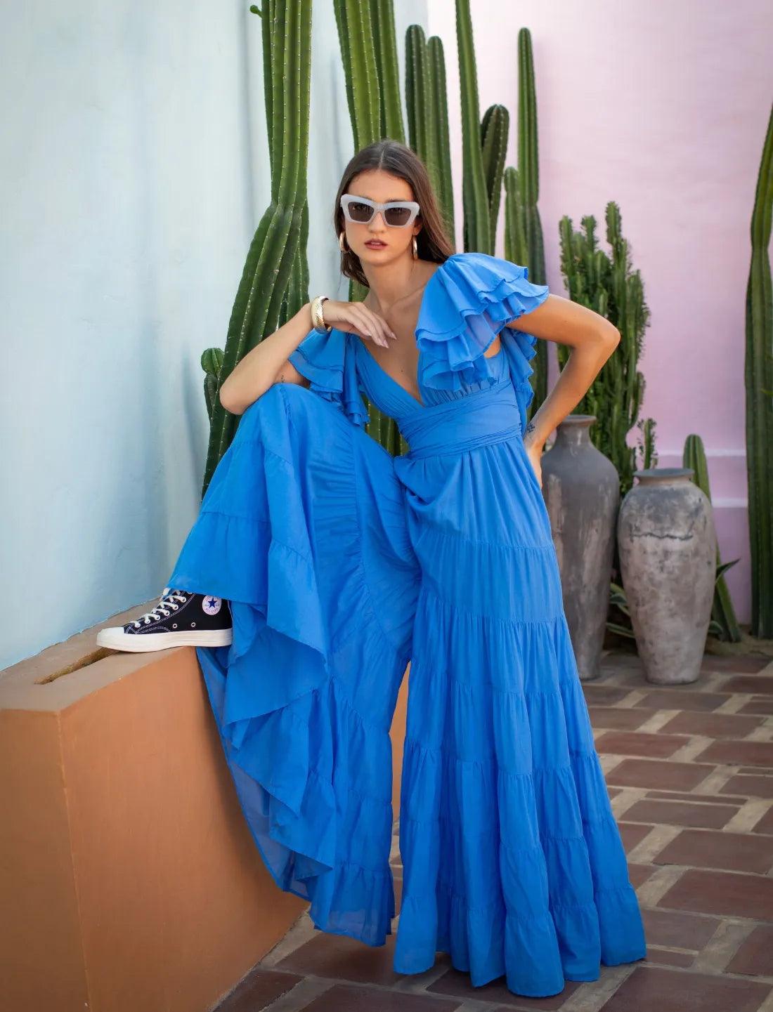VALE denim jumpsuit