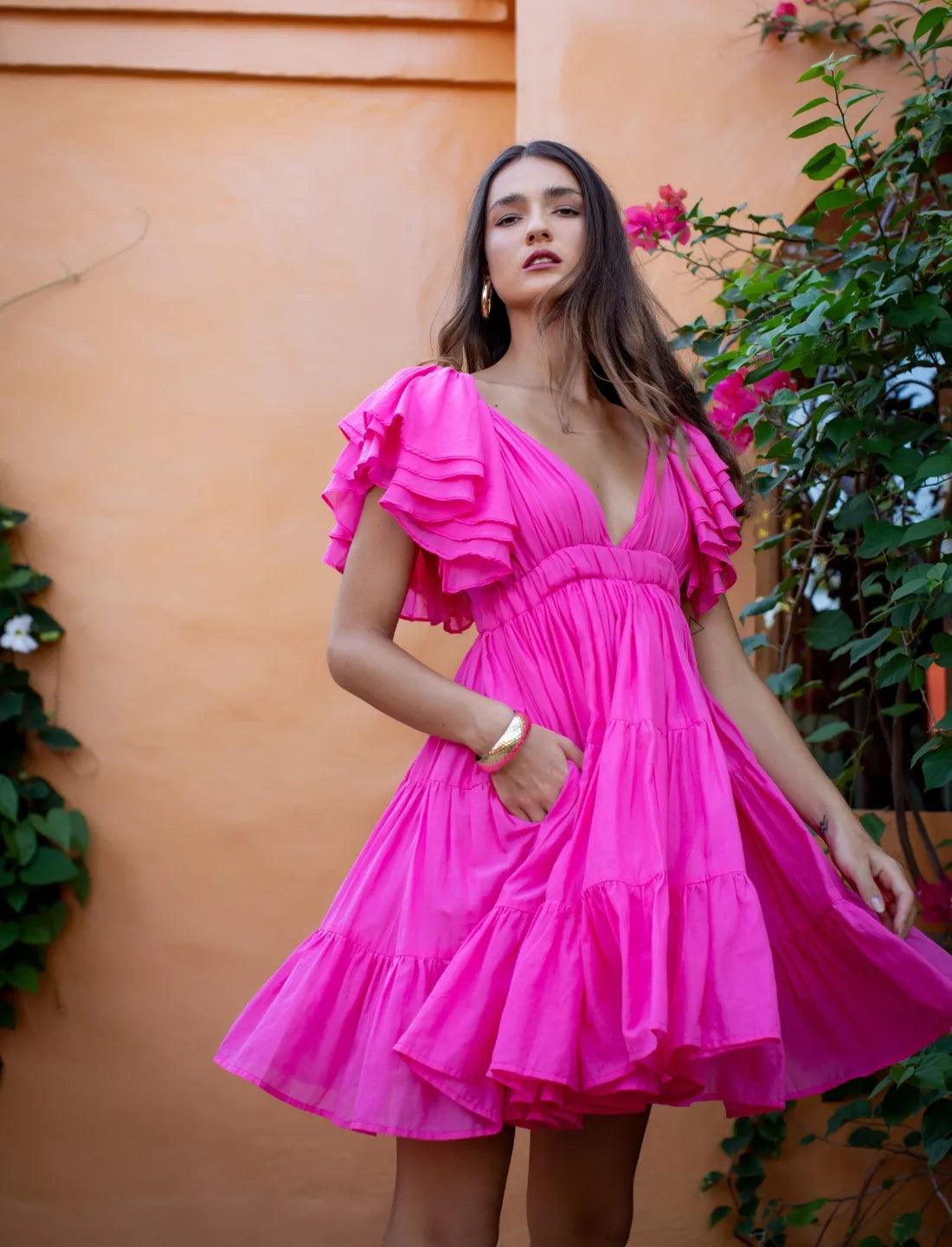 VALE SHORT DRESS - Erika Peña