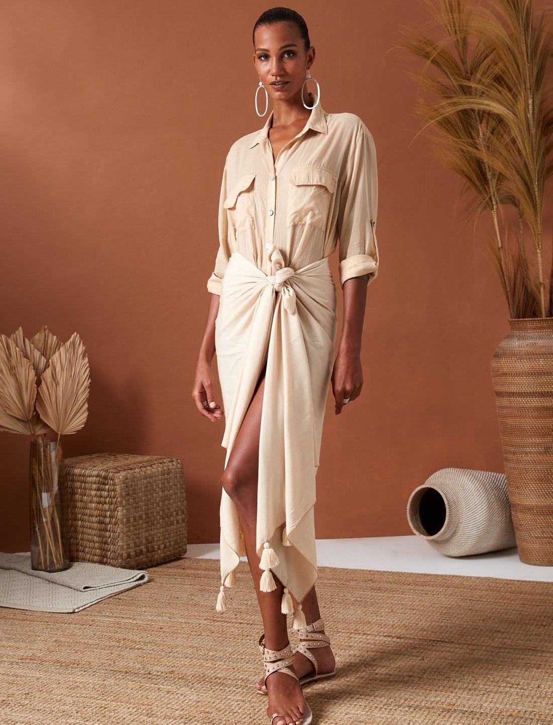 Sahara Rayon Sash Belt - Erika Peña