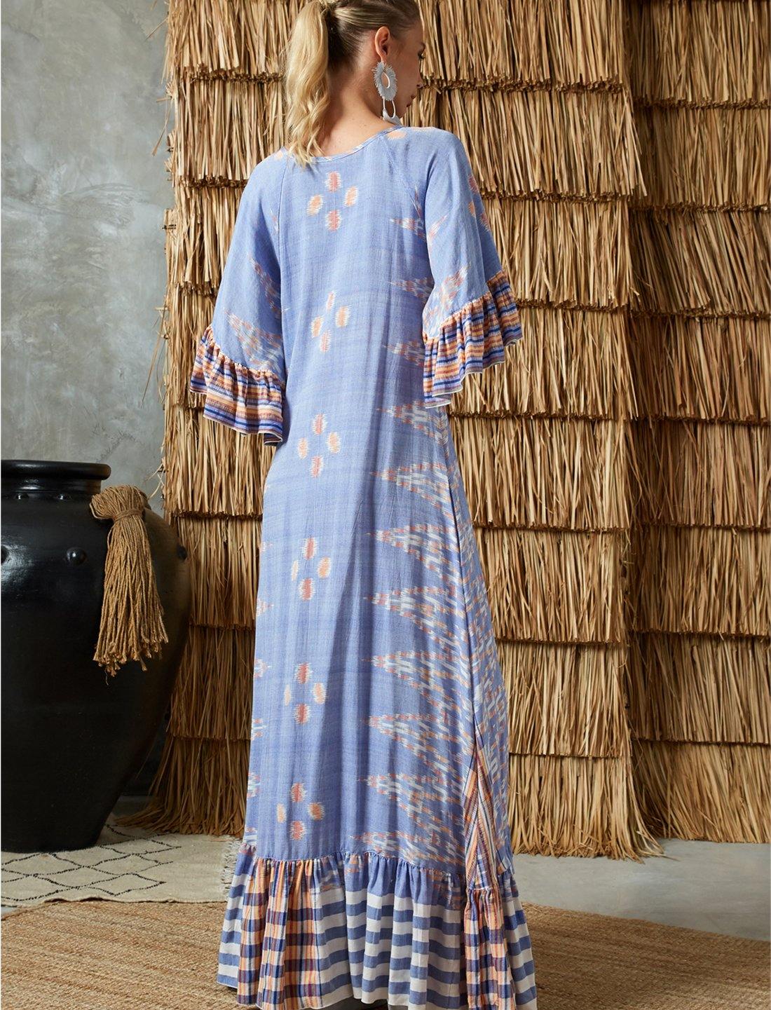 MYA MAXI DRESS IKAT - Erika Peña