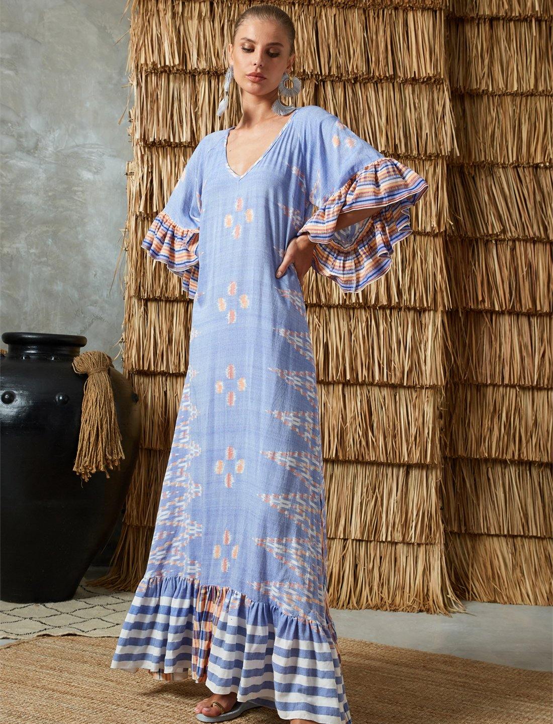 MYA MAXI DRESS IKAT - Erika Peña