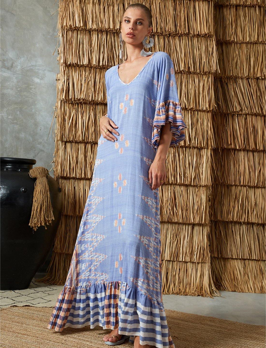 MYA MAXI DRESS IKAT - Erika Peña