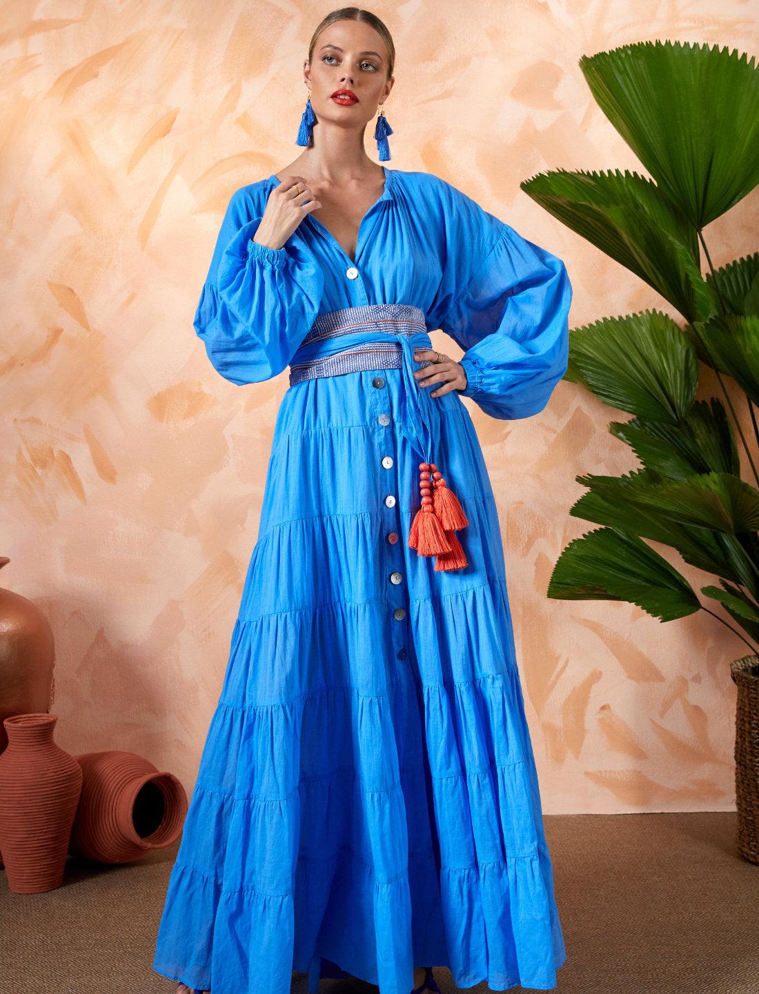 ELLA WOMEN BOHEMIAN MAXI DRESS - Erika Peña