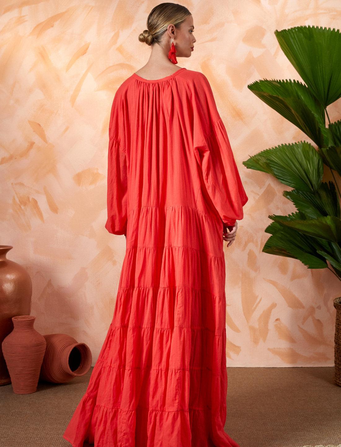 ELLA WOMEN BOHEMIAN MAXI DRESS - Erika Peña