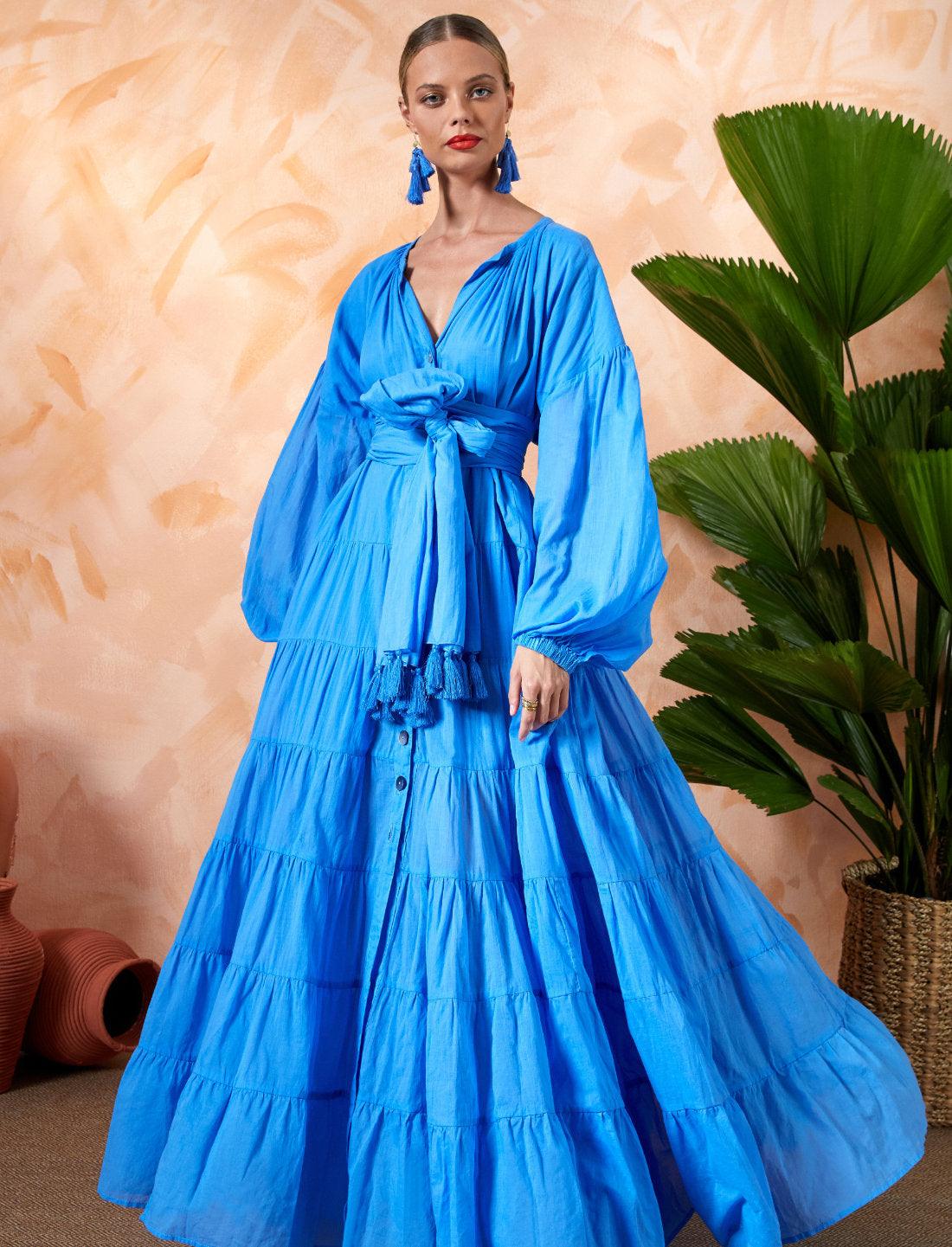 ELLA WOMEN BOHEMIAN MAXI DRESS - Erika Peña