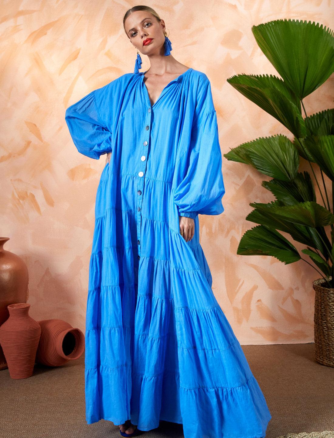 ELLA WOMEN BOHEMIAN MAXI DRESS - Erika Peña