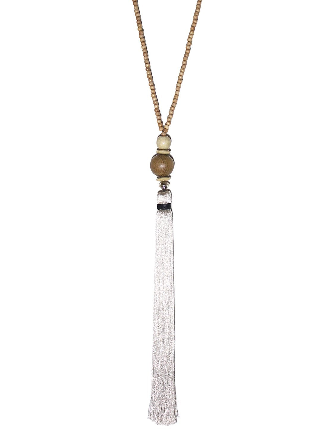 GILLIGAN LONG TASSEL NECKLACE - Erika Peña