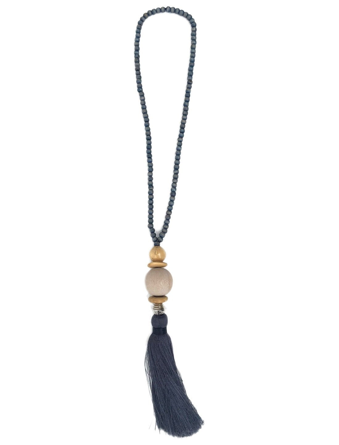 GILLIGAN SHORT TASSEL NECKLACE - Erika Peña