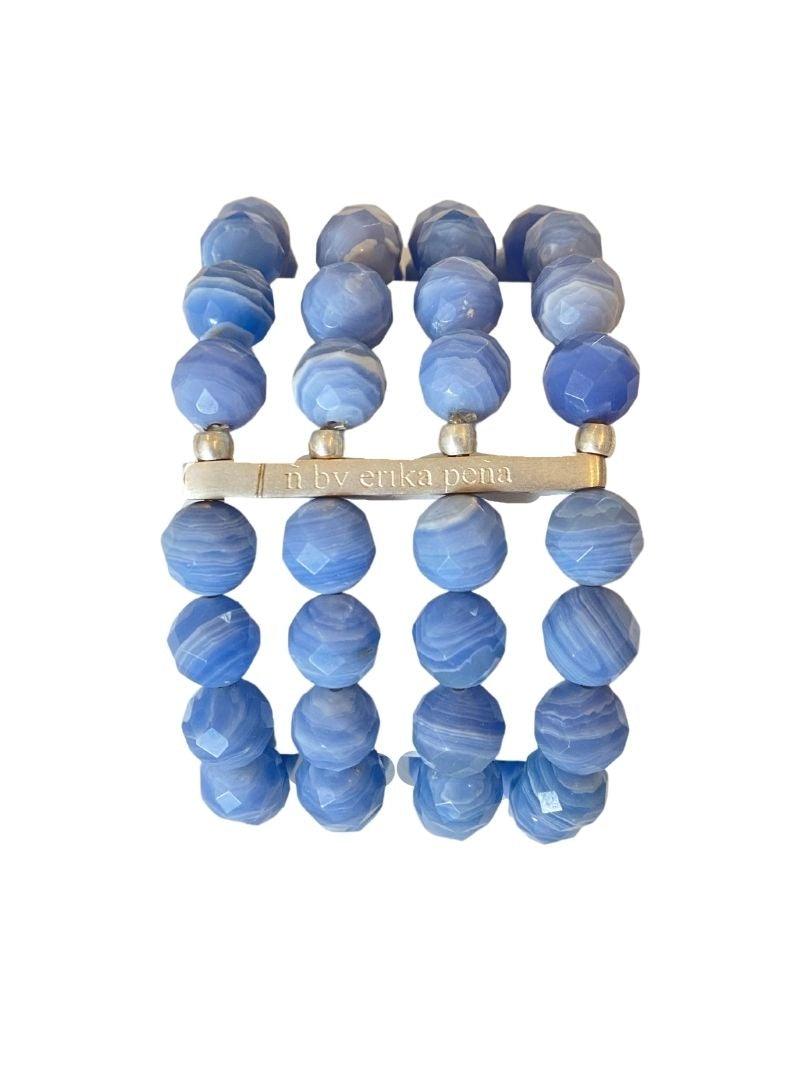 Mona Island Layered Stone Bead Cuff - Erika Peña