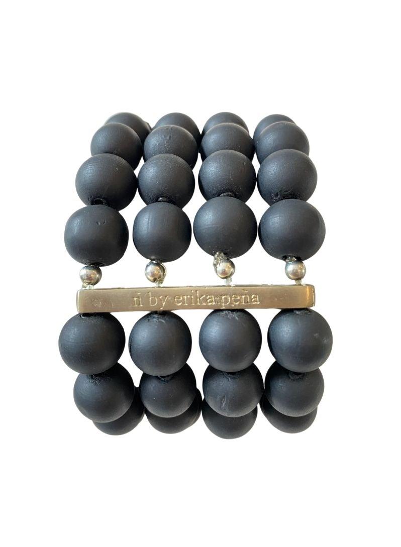 Mona Island Layered Stone Bead Cuff - Erika Peña