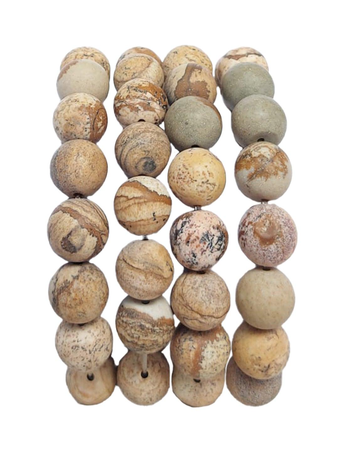 Mona Island Layered Stone Bead Cuff - Erika Peña