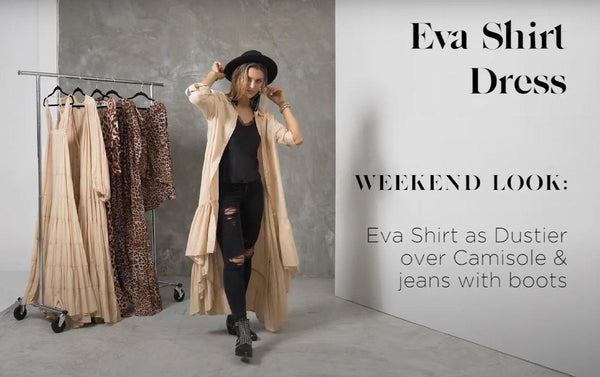 HOW TO STYLE - EVA SHIRT DRESS - Erika Peña