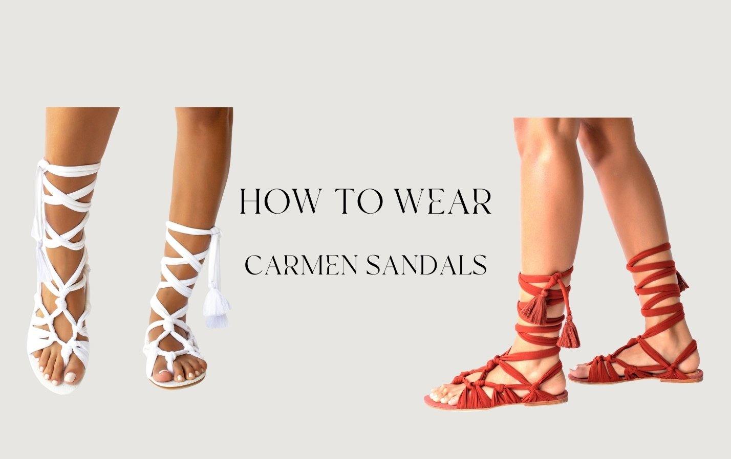 HOW TO WEAR CARMEN SANDALS - Erika Peña