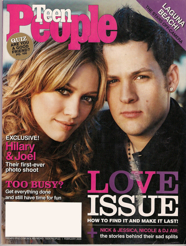 Teen People Love Issue February 2006 Magazine - Erika Peña