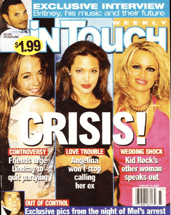 InTouch August 2006 Magazine - Erika Peña