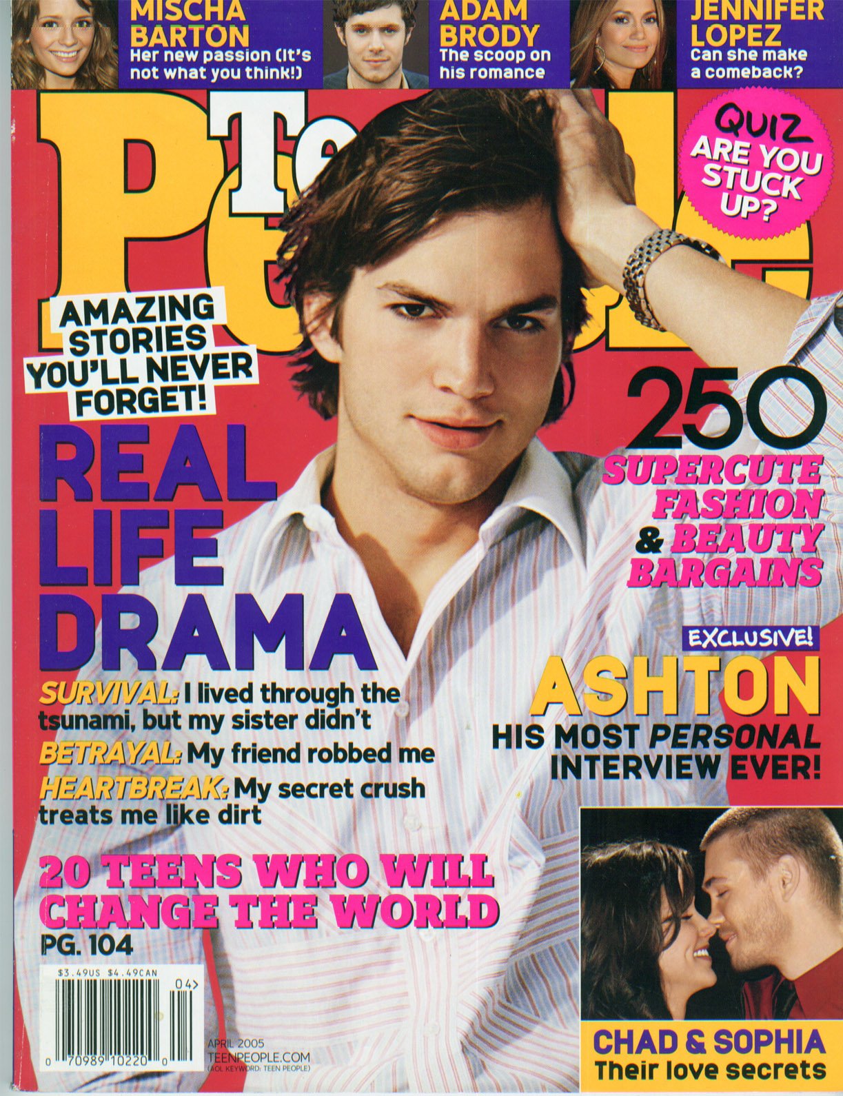 Teen People Magazine April 2005 - Erika Peña