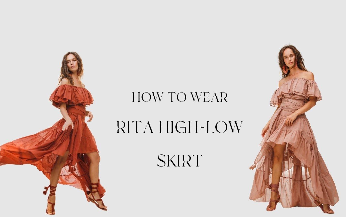 HOW TO WEAR RITA HIGH-LOW SKIRT - Erika Peña