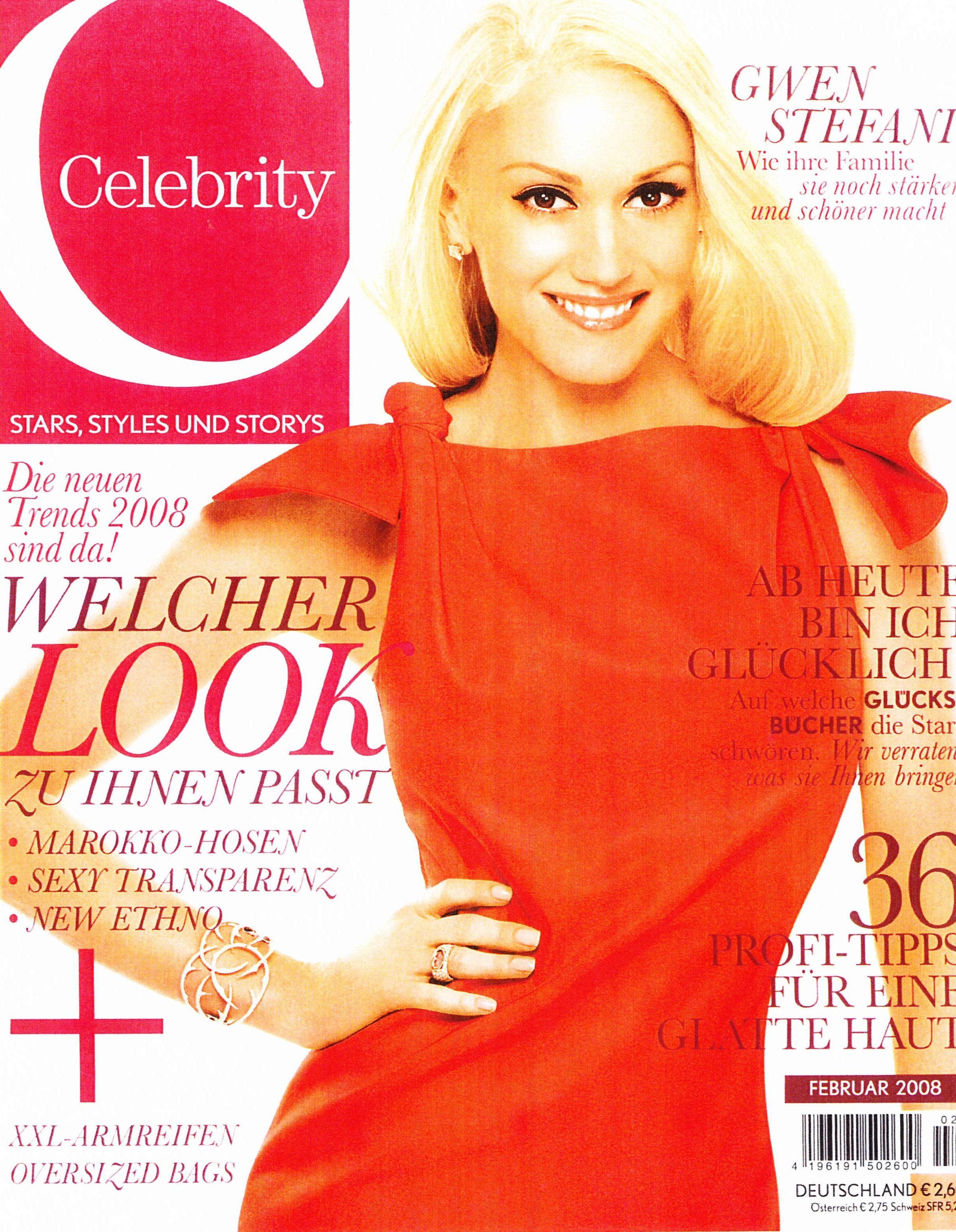 Celebrity February 2008 Magazine - Erika Peña