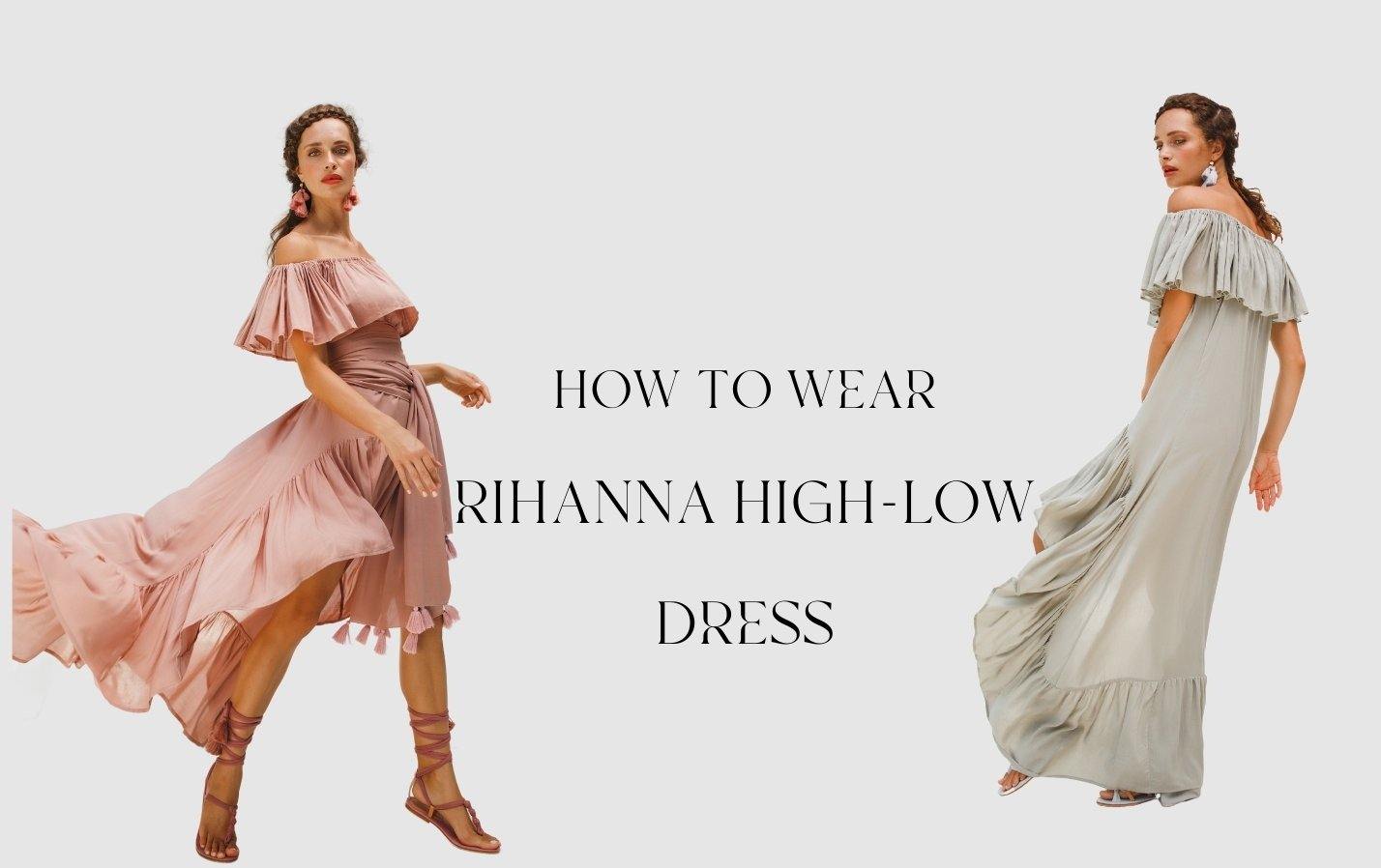 HOW TO WEAR RIHANNA HIGH LOW - Erika Peña