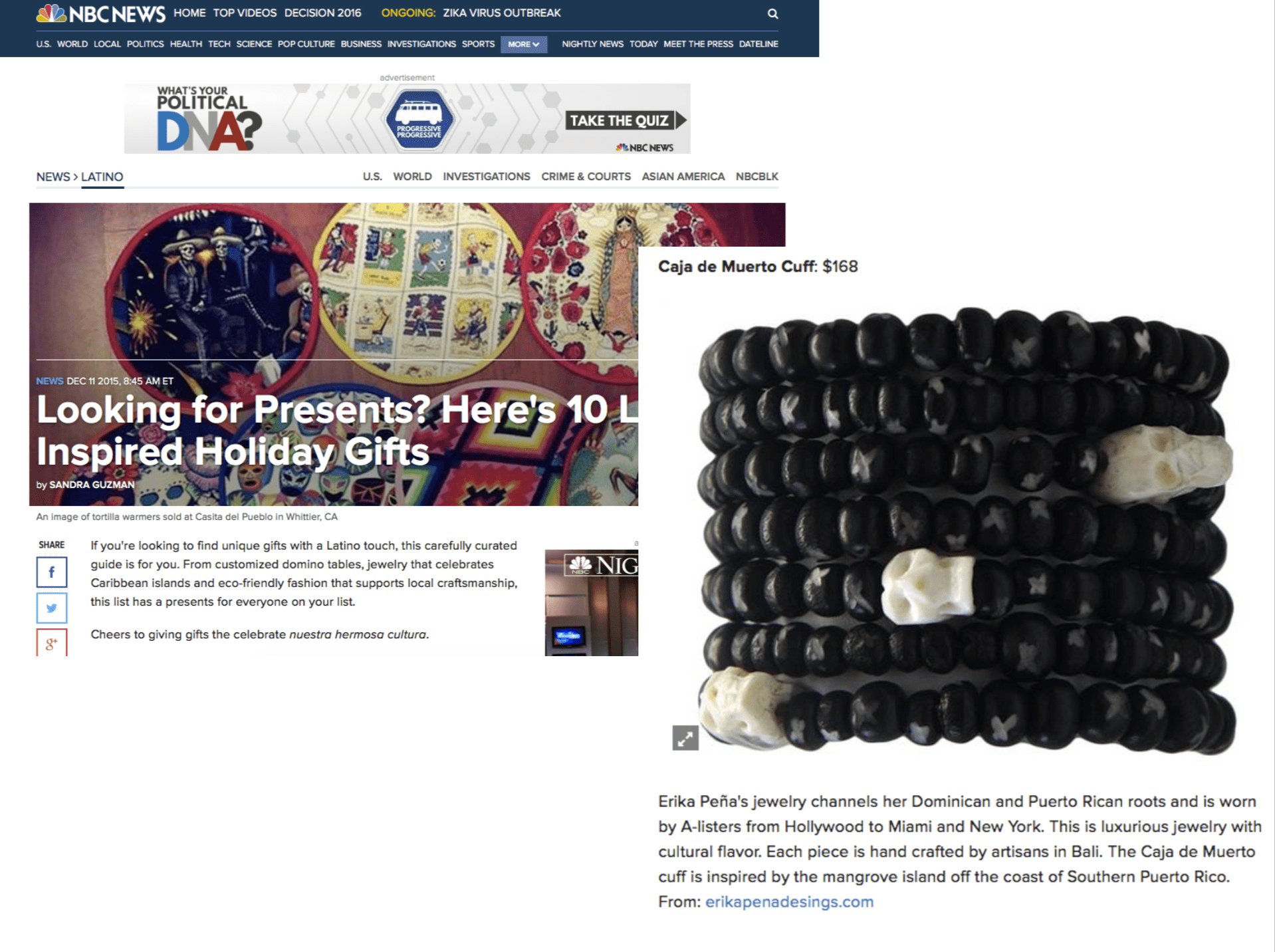 NBC NEWS December 2015 Blog - Erika Peña