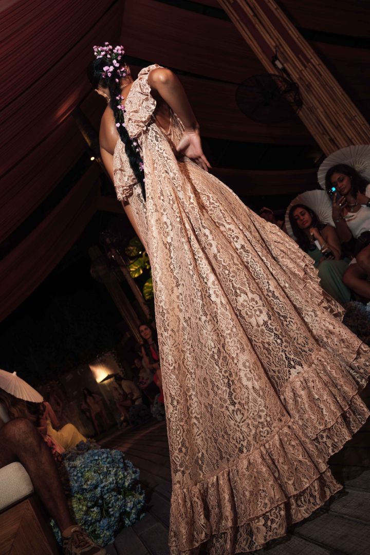 INNA RUFFLE FLOWING DRESS