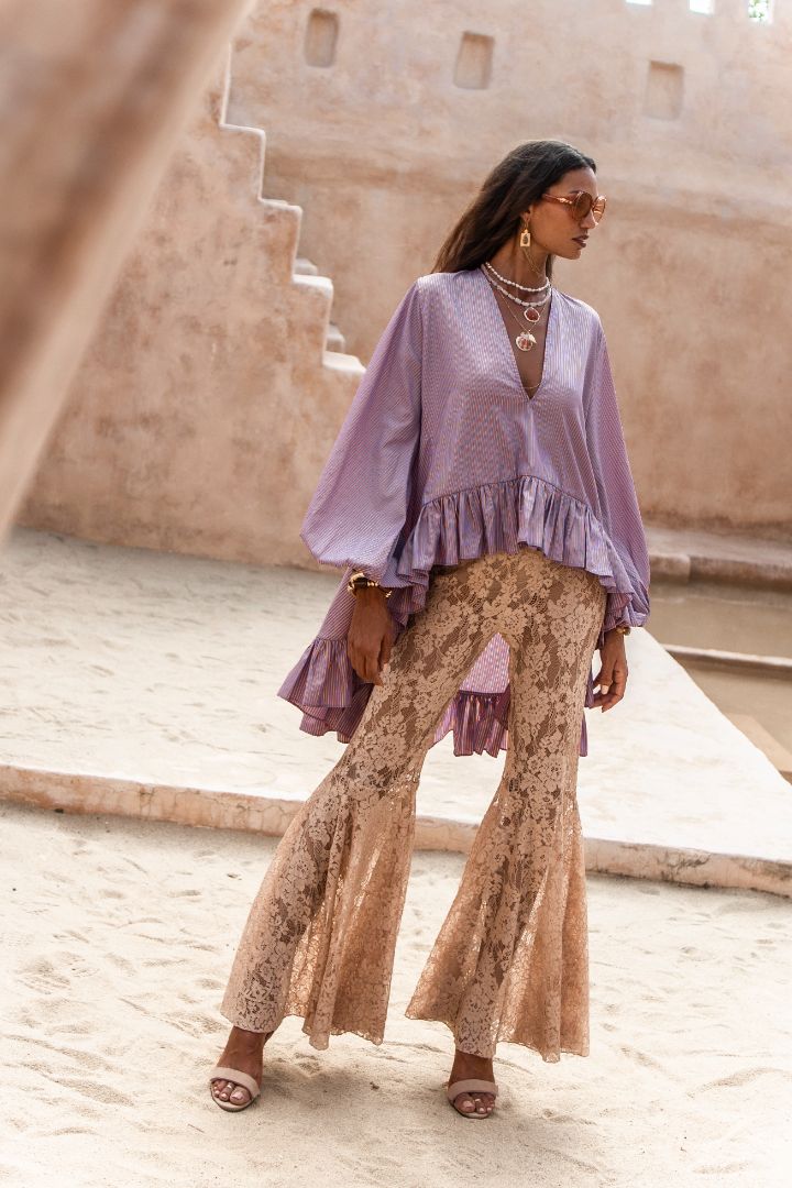 JULES COLLIE FLOWING BLOUSE