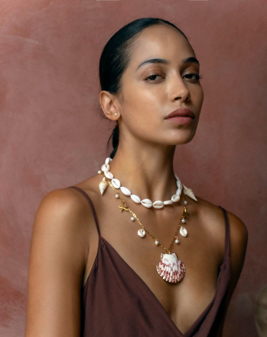 Captiva Gaugiun Double Shell Necklace